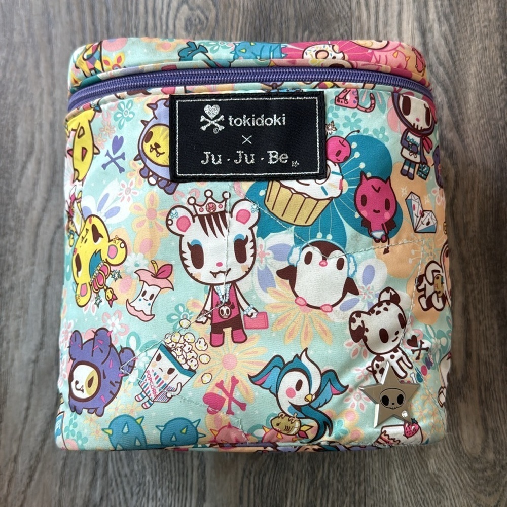 Jujube Bag Blue Perky Tokidoki Fuel Cell Bottle Bag Lunch Pail - Picture 5 of 10